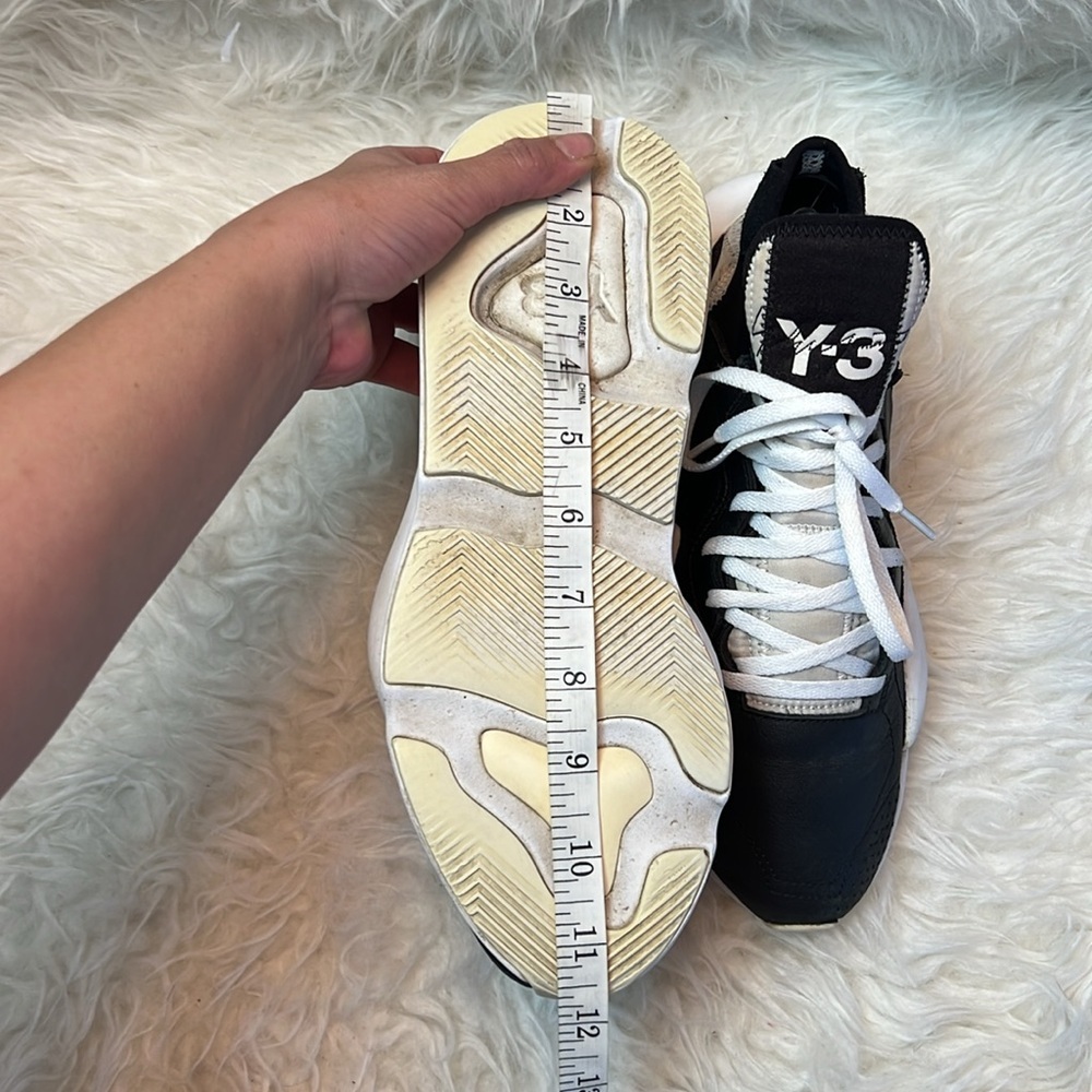 adidas Men’s Y-3 Kaiwa Black/White Chunky Futuristic Sneakers Size 8 US - Picture 10 of 17